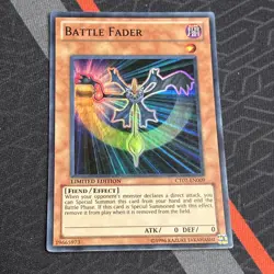 Yugioh Battle Fader Super Rare Limited Edition CT07-EN009 - Image 2