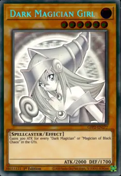 Yugioh Dark Magician Girl GFP2-EN177 Ghost Rare 1st Edition - Image 1
