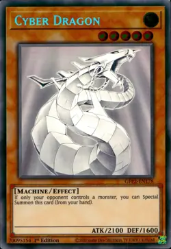 Yugioh Cyber Dragon Ghost Rare GFP2-EN178 1st ed - Image 1