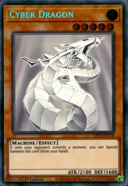 Yugioh Cyber Dragon Ghost Rare GFP2-EN178 1st ed - Image 3