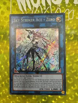 Yugioh! Sky Striker Ace = Zero DUAD-EN049 Secret Rare 1st Edition NM - Image 1