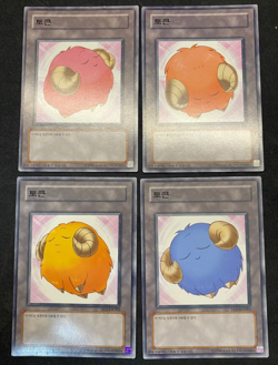 4x Korean Sheep Token - Yugioh TCG - TKN1-KR001-KR002-KR003-KR004 - Played - Image 1