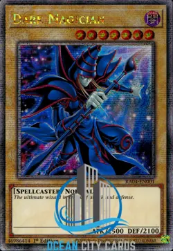 Yugioh Dark Magician RA04-EN001 Quarter Century Rare 1st Edition - Image 1