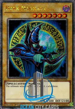Yugioh Dark Magician Quarter Century Secret Rare Alt Art RA04-EN106 - Image 1