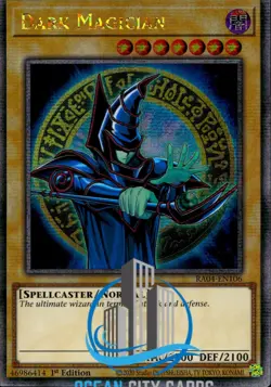Yugioh Dark Magician Quarter Century Secret Rare Alt Art RA04-EN106 - Image 3