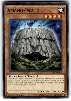 Yugioh! 1x Amano-Iwato - CIBR-EN036 Or MP18-EN125 - Common - Near Mint 1st Edit - Image 1