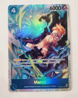 One Piece Card Game Marco PRB02-008 SR English - Image 1