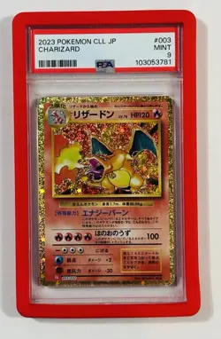 PSA 9 MINT Charizard 003/032 CLL Pokemon Card Game Classic Japanese 2023 - Image 1