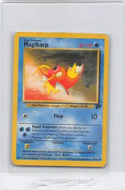MAGIKARP 47/82 - UNCOMMON - Team Rocket - VINTAGE WOTC Pokemon Card - MP/HP - Image 1