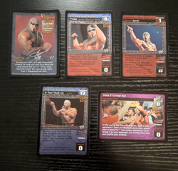 WWE Raw Deal CCG Big Poppa Pump Superstar 5 Card Set - Image 1