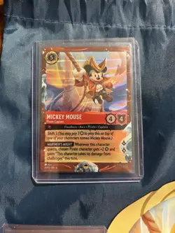 Disney Lorcana Cruise Line Set Of 5 Extremely Rare Promo Cards Treasure w/bag - Image 3