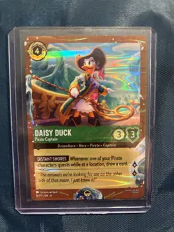 Disney Lorcana Cruise Line Set Of 5 Extremely Rare Promo Cards Treasure w/bag - Image 5