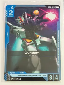Gundam Card Game Launch Kit 01 LK-01 GD01-013 Gundam Alternate Art C - Image 1