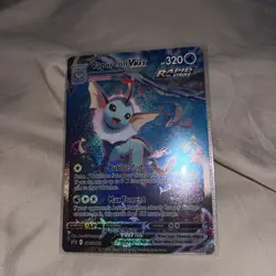 Pokemon Vaporeon VMAX Rapid Strike Card Promo - Image 1