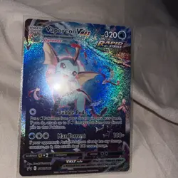 Pokemon Vaporeon VMAX Rapid Strike Card Promo - Image 4