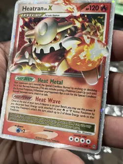 Heatran Lv.X 97/100 Holo Pokemon TCG Diamond & Pearl Stormfront Card HP played - Image 4