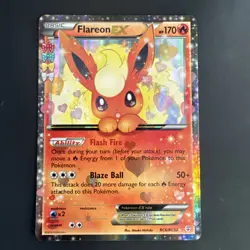 Flareon EX RC6/RC32 Pokemon Generations Radiant Collection Rare Holo Card 2016 - Image 1