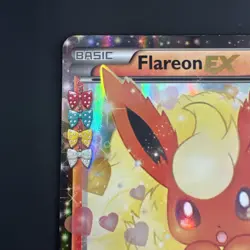 Flareon EX RC6/RC32 Pokemon Generations Radiant Collection Rare Holo Card 2016 - Image 2