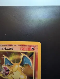 Pokemon Card Charizard 4/102 Set Base rara Holo Unlimited Nintendo Vintage #2 - Image 3