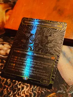 MTG English Mondrak, Glory Dominus (Oil Slick Raised Foil) NM Foil - Image 2