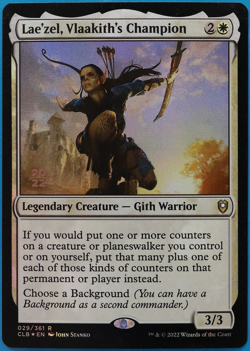 Lae'zel, Vlaakith's Champion (Prerelease) FOIL Battle Baldur's Gate NM 495873 - Image 1