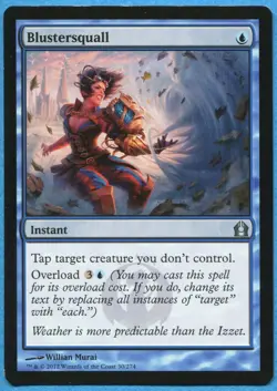 2 X MAGIC MTG Return to Ravnica RTR #30 Blustersquall - Forte bourrasque UNCO - Image 1