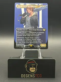 Squall, SeeD Mercenary 0402 (Borderless) Final Fantasy Regular non foil MTG - Image 1