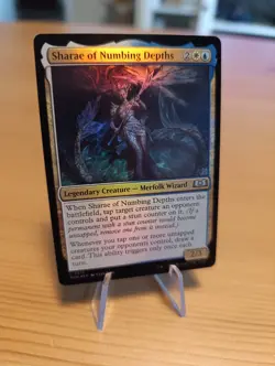 MTG Magic The Gathering Sharae Of Numbing Depths FOIL Eldraine WOE U 0213 - Image 1