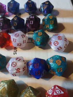 Lot of 29 MTG Spindown - Various Sets - Oversized - MTG D20 Dice - Image 4