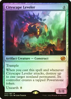 Cityscape Leveler Foil The Brothers' War NM MTG - Image 1