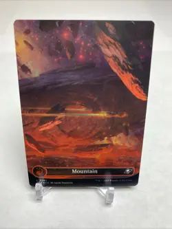 Mountain (0265) (Borderless) Edge of Eternities Foil Mint / NM - Image 1