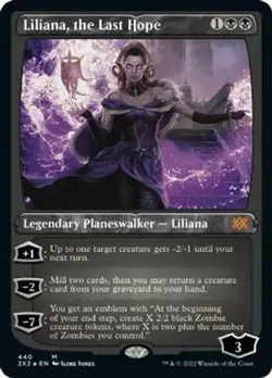 MTG Double Masters 2022 - Liliana, the Last Hope (Etched Foil) - Image 1