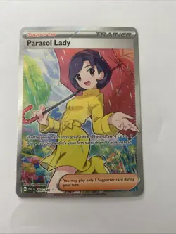 Pokemon TCG Parasol Lady 238/182 Paradox Rift 2023 Holo Ultra Rare- NM - Image 1