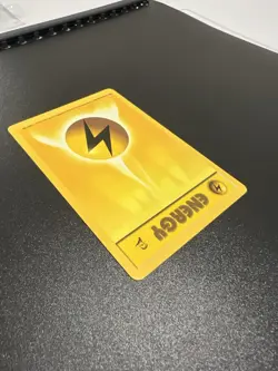 Lightning Energy 128/130 Base Set 2 2000 Pokemon Card Common NM - Image 5