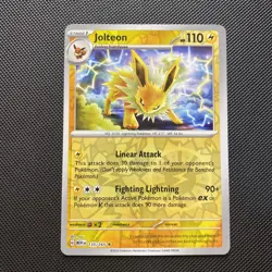 Jolteon 135/165 Reverse Holo - Scarlet & Violet 151 - Pokemon TCG NM - Image 1