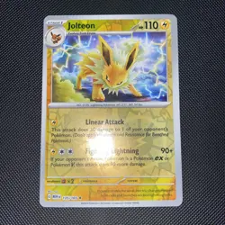 Jolteon 135/165 Reverse Holo - Scarlet & Violet 151 - Pokemon TCG NM - Image 2