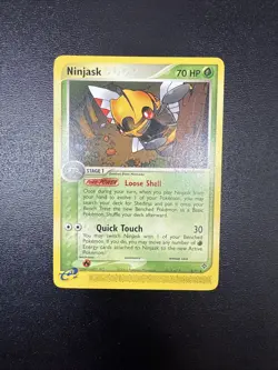 Free shipping Pokemon Ninjask 18/97 DR EX Dragon LP - Image 1
