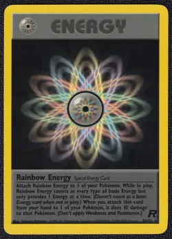 Pokemon Rainbow Energy 80/82 Non-Holo Rare Team Rocket - Image 1