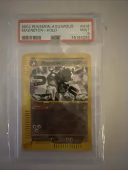 Pokemon Magneton Aquapolis holo psa 9 mint! - Image 1