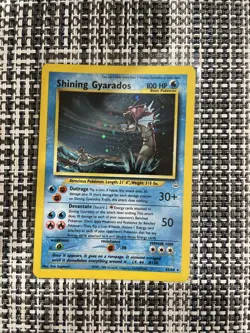 Pokemon TCG Shining Gyarados Holo Neo Revelation NM + Holo swirl - Image 1