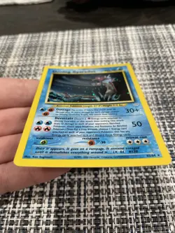 Pokemon TCG Shining Gyarados Holo Neo Revelation NM + Holo swirl - Image 4