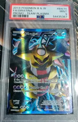 PSA 9 MINT Giratina BW74 Full Art 2013 Promo Black & White - Image 1
