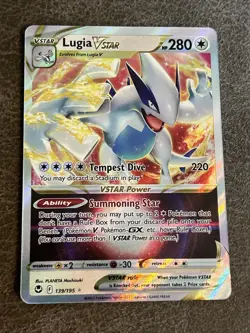 Pokemon TCG Lugia VSTAR Silver Tempest 139/195 Holo Ultra Rare Fresh - Image 1
