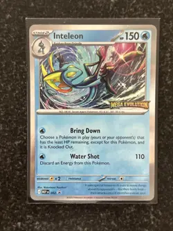Inteleon PRERELEASE STAMP Mega Set Pokemon TCG NM - Image 1