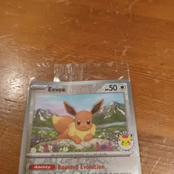 (Damaged) TCG 151 PRISMATIC EVOLUTIONS SEALED EEVEE 074/131 POKEMON DAY Promo - Image 4