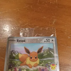(Damaged) TCG 151 PRISMATIC EVOLUTIONS SEALED EEVEE 074/131 POKEMON DAY Promo - Image 5