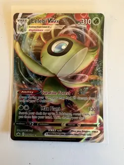Pokemon TCG Celebi VMAX Sword & Shield - Chilling Reign 008/198 Holo Ultra Rare - Image 1