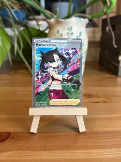 Pokemon Marnie's Pride 171/172 Full Art Supporter Swsh 09 Brilliant Stars Holo - Image 1