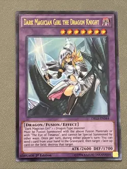 Dark Magician Girl the Dragon Knight DRL3-EN044 1st Edition Ultra Rare LP - Image 1