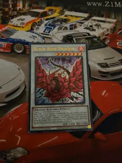 Yu-Gi-Oh! Black Rose Dragon (UR) RA04-EN057 Quarter Century Stampede 1st Edition - Image 1